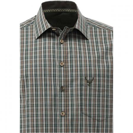  Shirt 1/1 Sleeve Slim Fit Men (Olive)