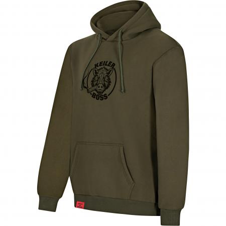 il Lago Prestige Wild & Wear Hoodie "Keiler Boss" Herren (Oliv) 