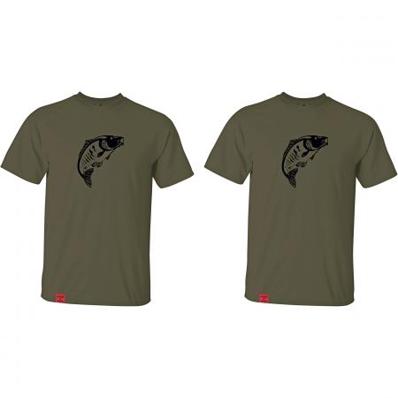 il Lago Prestige Catch & Wear 2er Pack Shirt Motiv "Karpfen"