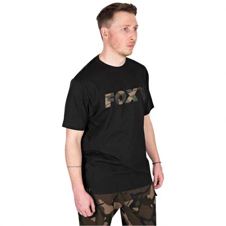 Fox Logo T-Shirt Herren (Black Camo)