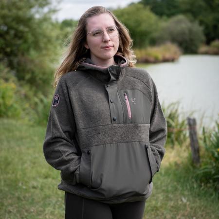 Fox Women's Explorer Fleece Hooded Jacket Damen (Olive)