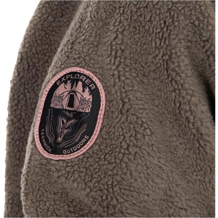  Women's Explorer Fleece Hooded Jacket Damen (Olive)