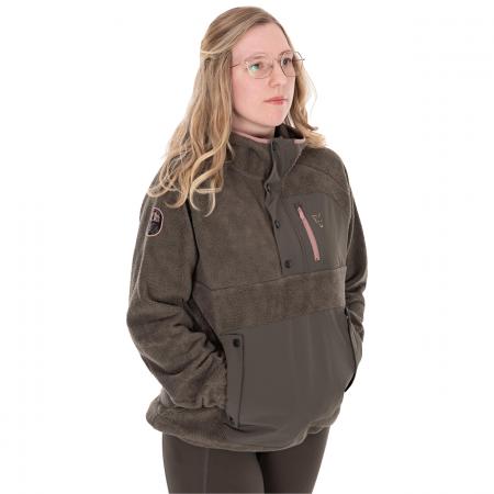 Women's Explorer Fleece Hooded Jacket Damen (Olive)