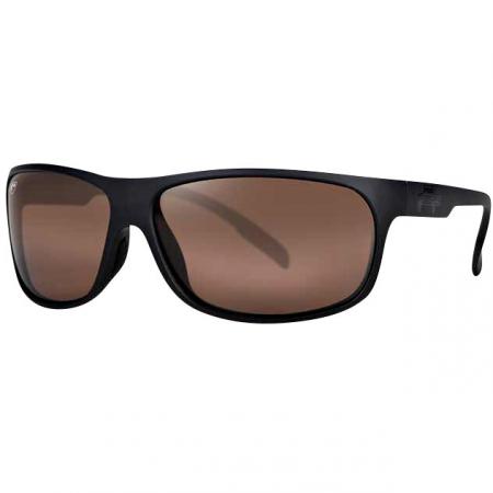  Matt Black Wrap Eyewear (Brown Lens)
