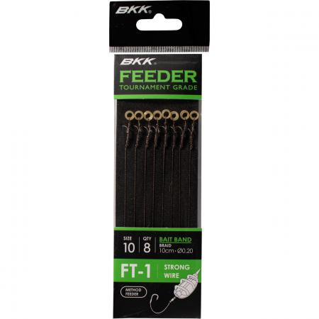  Snelled Feeder FT-1 Bait Band Rigs-Braid