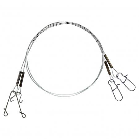  Fluorocarbon Rig mit Snap und No Knot