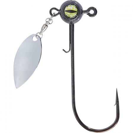 Jighead mit kugelgelagertem Spinnerblatt