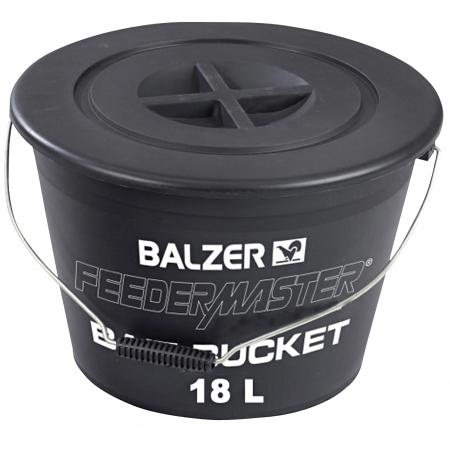 Balzer Feedermaster Futtereimer 18l, mit Deckel
