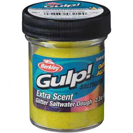  Gulp!® Saltwater Dough (Sunshine Yellow Silver Glitter)