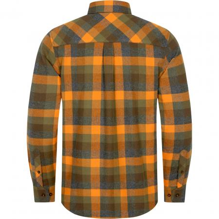  Marvin Flanell Hemd Herren (Grün/Orange)