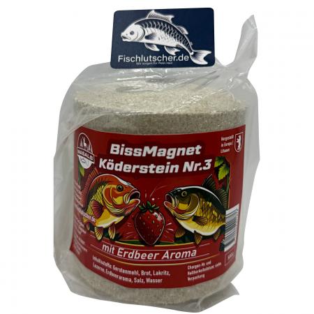 BissMagnet Köderstein Nr. 3 Erdbeere