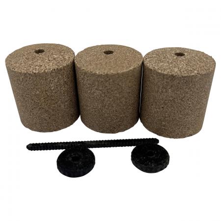 Fischlutscher BissMagnet Cloud Minis Bait Stone, Pack of 3 with Holder