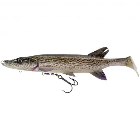  3D Pike Shad (White Pike)