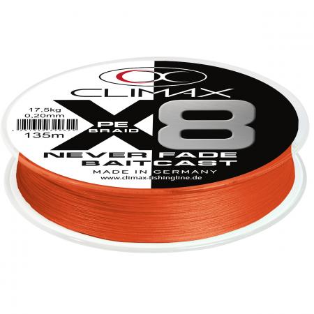  PE X8 Neverfade Baidcast (hi-vis orange)
