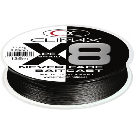  PE X8 Neverfade Baidcast (schwarz)