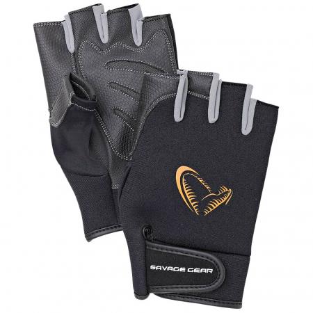 Neoprene Half Finger Gloves (Black)