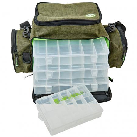 Overtake Box Bag-Front Stripes
