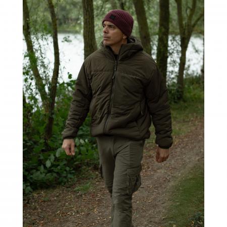 Insulated Hooded Jacket Herren (Dark Olive)