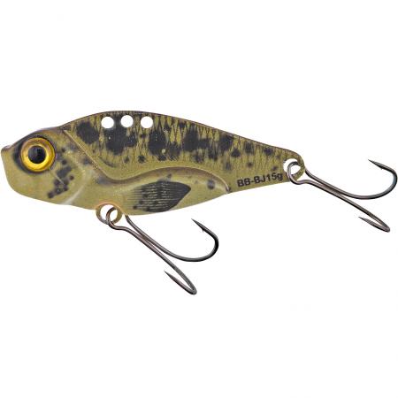  Barschbaron Bladed Jig (UV Grundel)