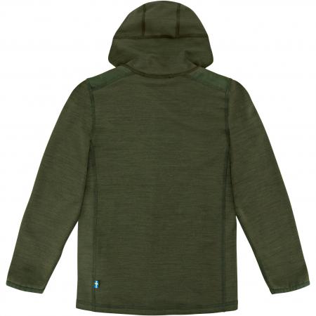 Keb Fleece Hoodie Kinder (Deep Forest)