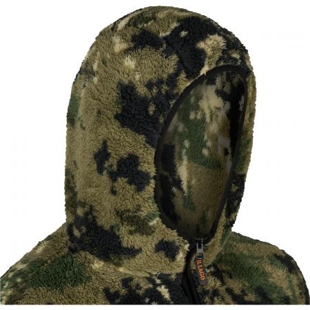  Fleece Hoodie Elvik Herren (phantomX Oliv)