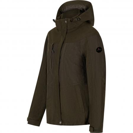  Lodenjacke Forest Core LTX Damen (Oliv/Braun)