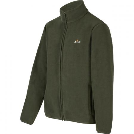 Il Lago 3er Set Fleecejacke, Fleecetroyer, Fleeceweste Herren (Oliv)