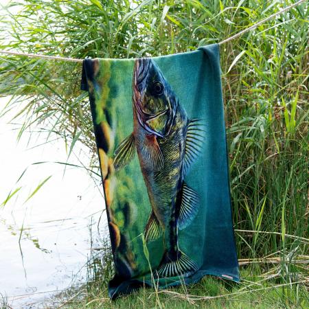 Zwoltex Handtuch mit Motiv "Zander"