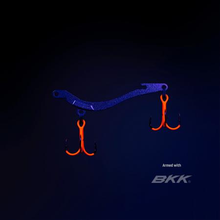  Rail: SMTX-H Crankbait mit BKK Spear 21 UVO #6 Drillingen