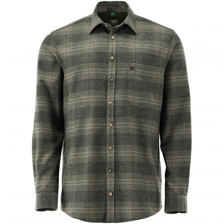  Stagma Slim Fit Jagdhemd Herren (Oliv)