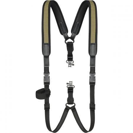  Neopren-Riemengurt mit Riemengürtel (Khaki/Orange)