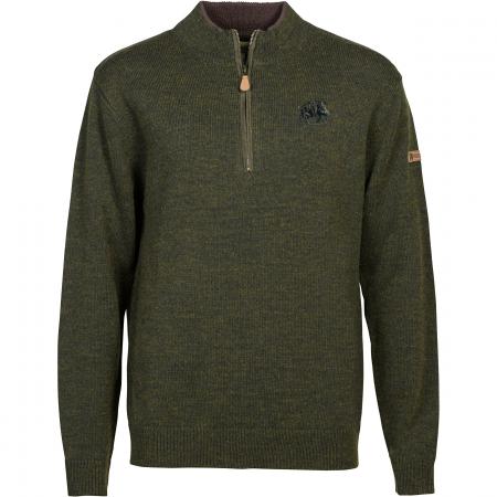  Islande Bestickter Troyer Herren, m. Wildschwein-Motiv (Khaki)