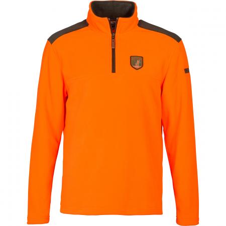  Husky Fleece-Poloshirt Herren (Orange)