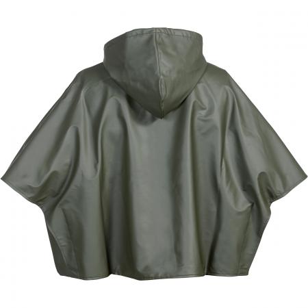 Wendbarer Regenponcho Herren (Khaki/Orange)