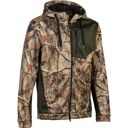  Hoodie mit Zipper Herren (Ghostcamo Forest Evo)